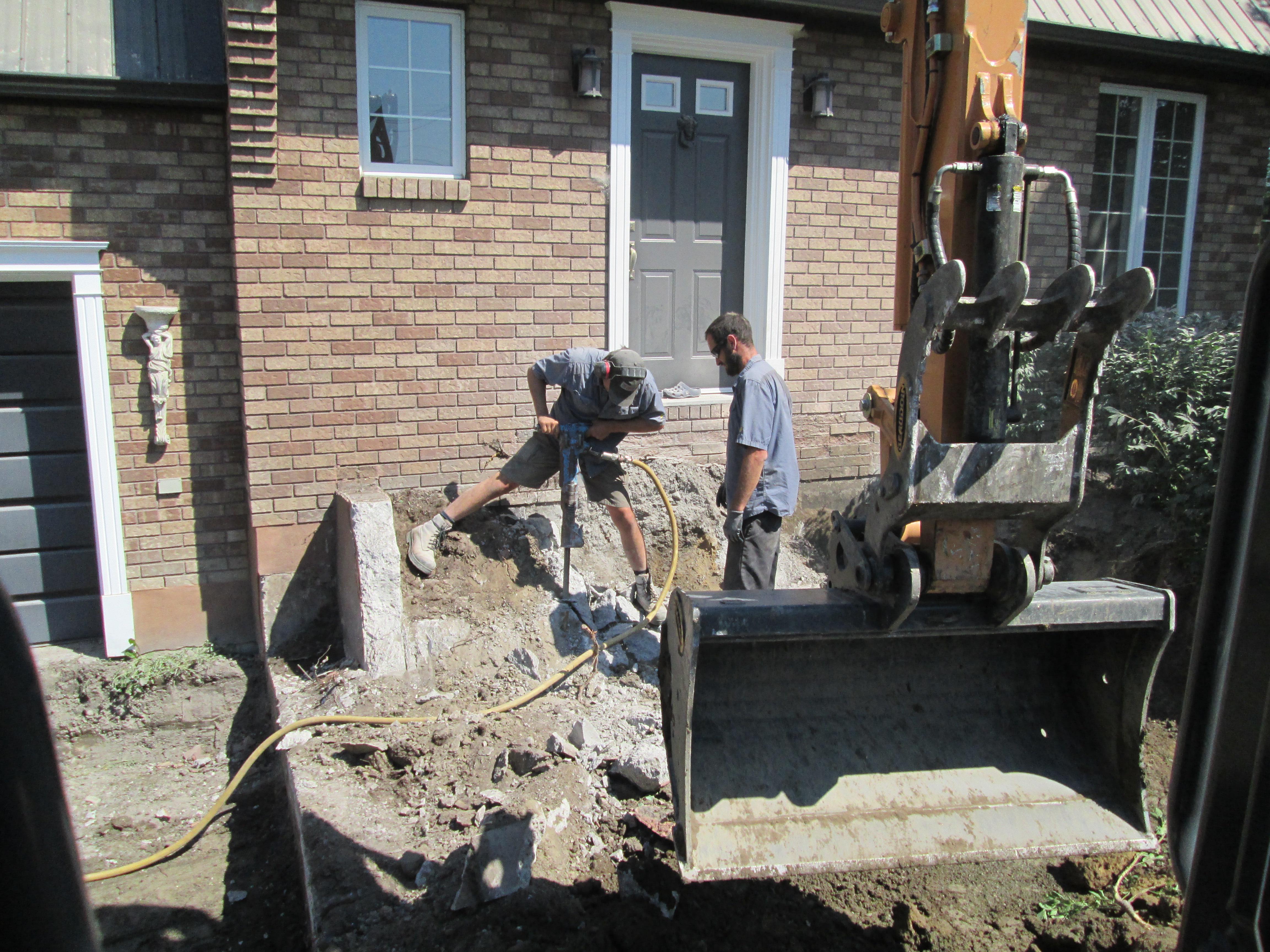 Avant les travaux